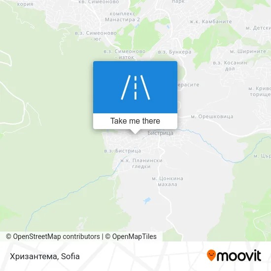 Карта Хризантема
