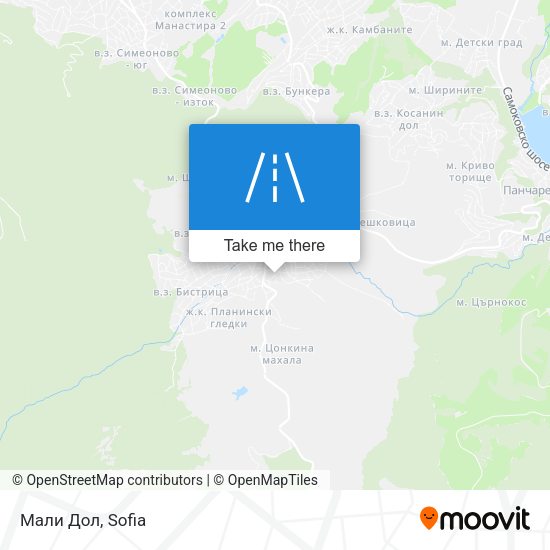 Мали Дол map