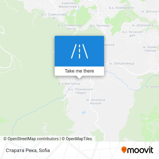Старата Река map
