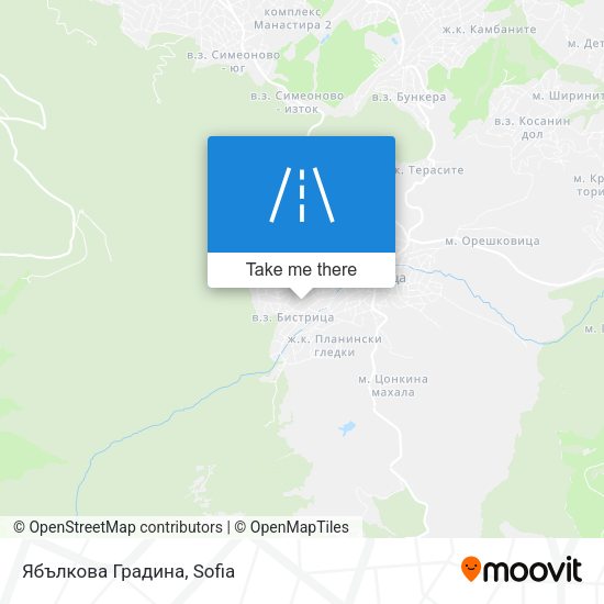 Карта Ябълкова Градина