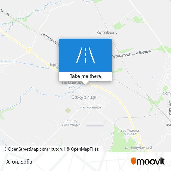Атон map