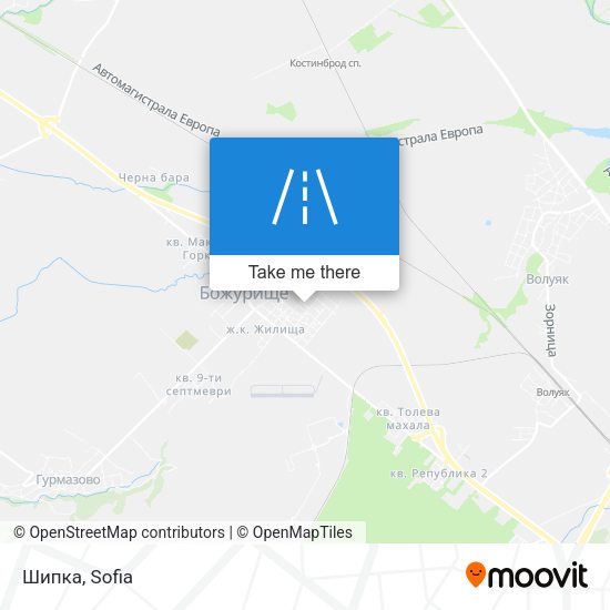Шипка map