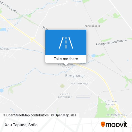 Хан Тервел map