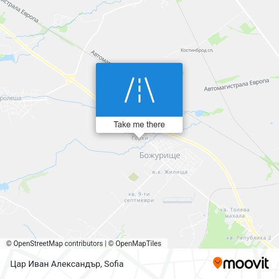 Цар Иван Александър map