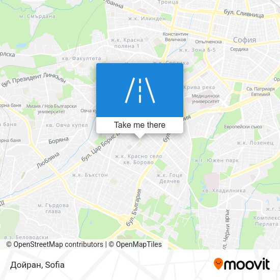 Дойран map