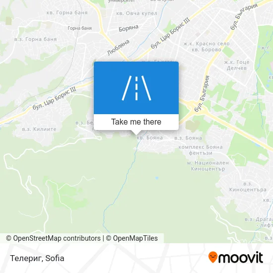 Карта Телериг