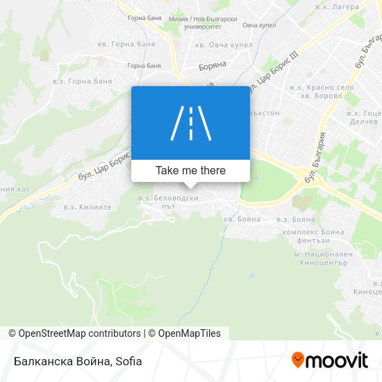 Балканска Война map