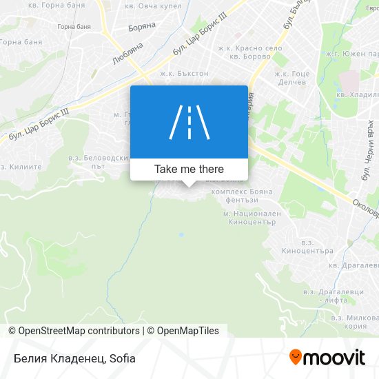 Белия Кладенец map