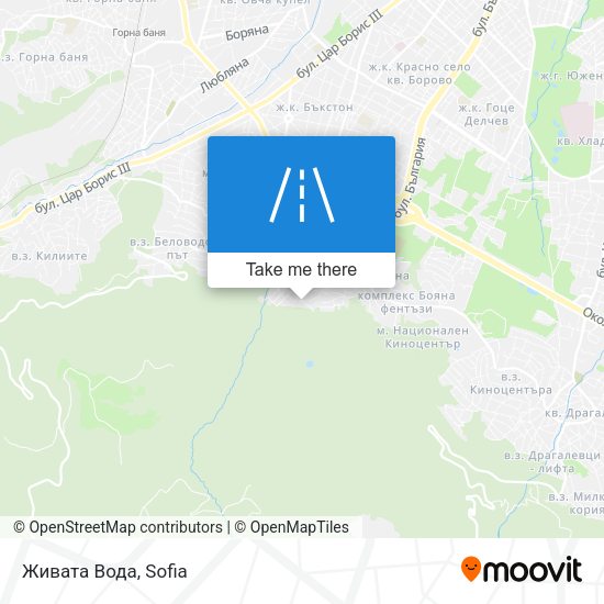 Живата Вода map