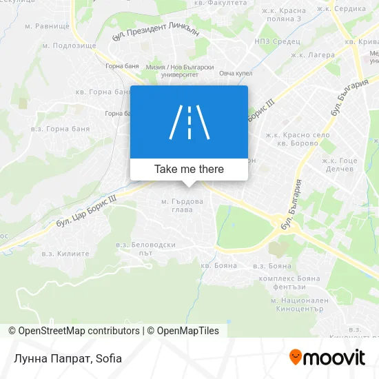 Карта Лунна Папрат