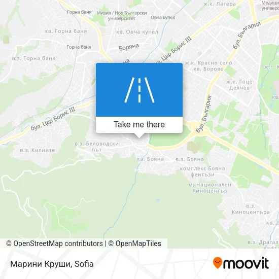 Карта Марини Круши