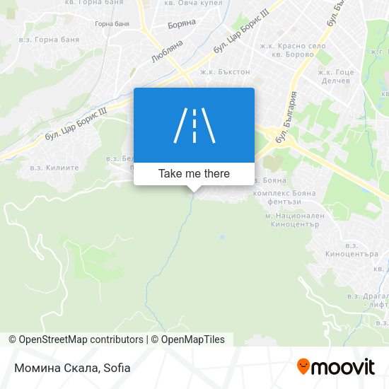 Момина Скала map