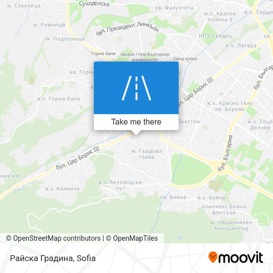 Райска Градина map