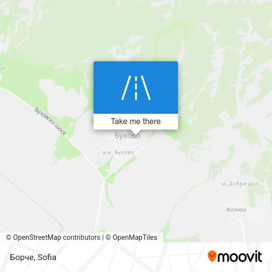 Карта Борче