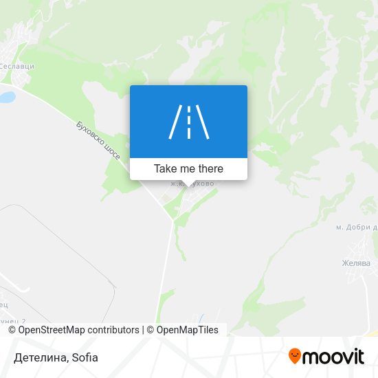 Карта Детелина