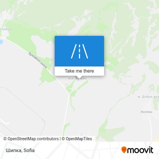 Шипка map