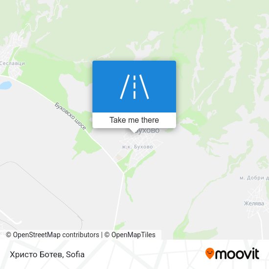 Христо Ботев map