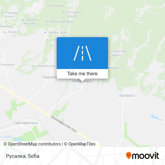 Русалка map