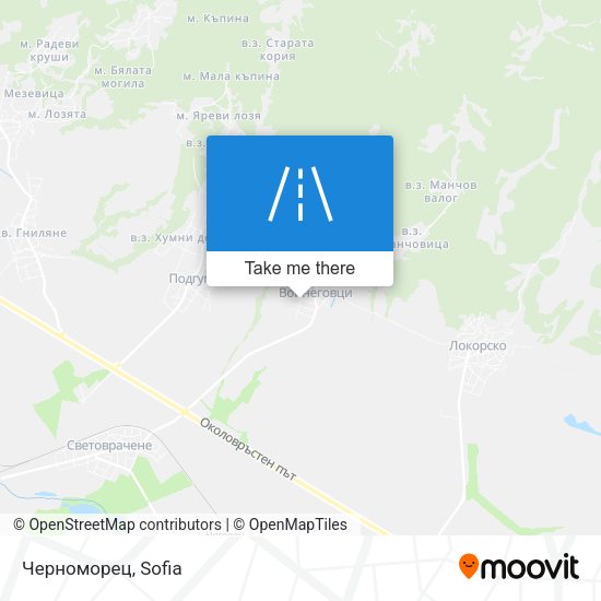 Черноморец map