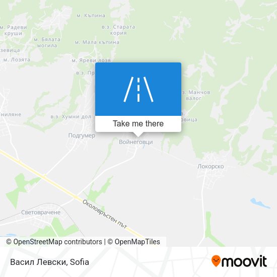 Васил Левски map