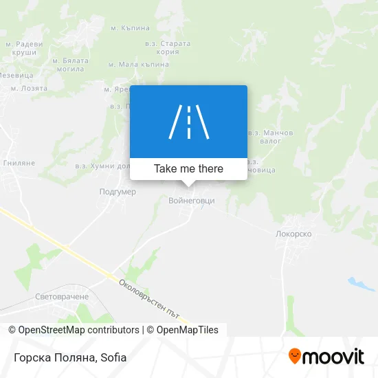 Карта Горска Поляна