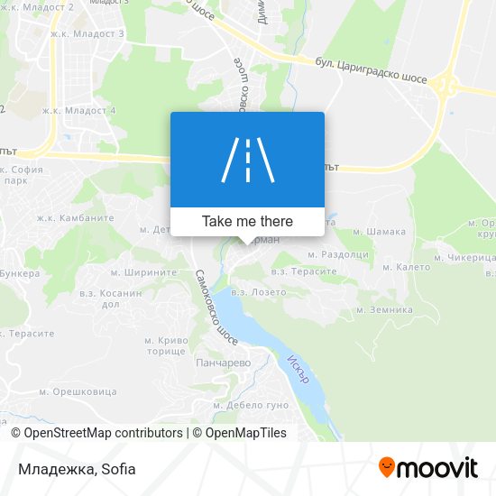Младежка map
