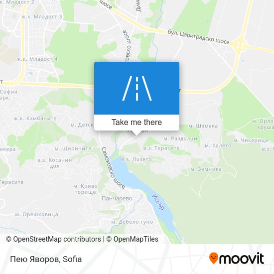 Пею Яворов map
