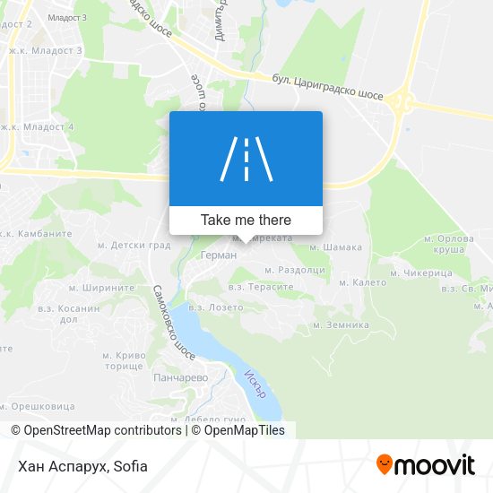Хан Аспарух map