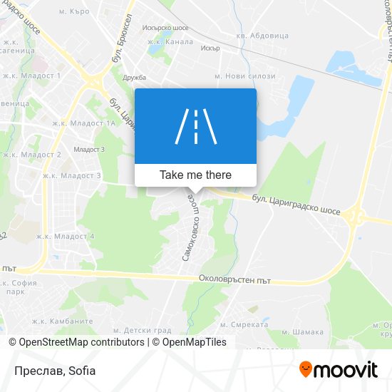 Преслав map