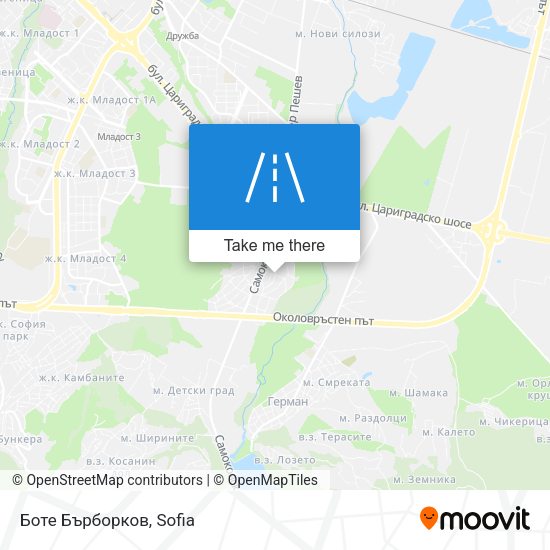 Боте Бърборков map