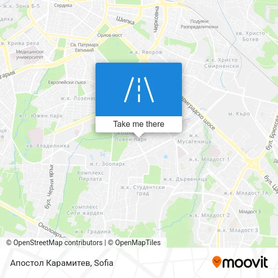 Карта Апостол Карамитев