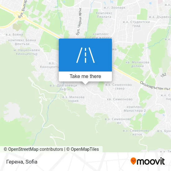 Герена map