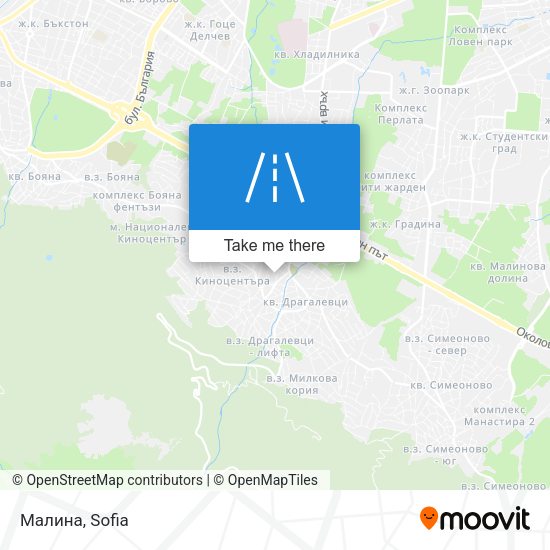 Малина map