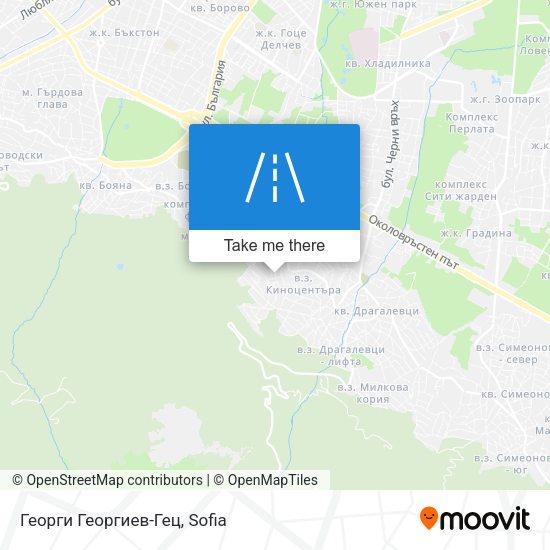 Георги Георгиев-Гец map