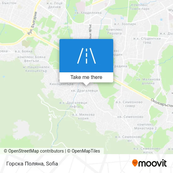 Карта Горска Поляна