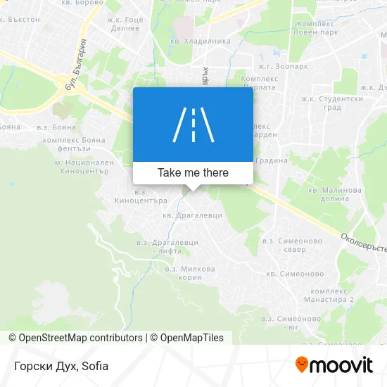 Карта Горски Дух