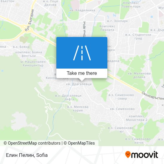 Елин Пелин map