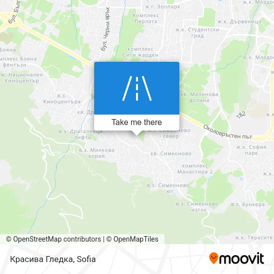 Красива Гледка map