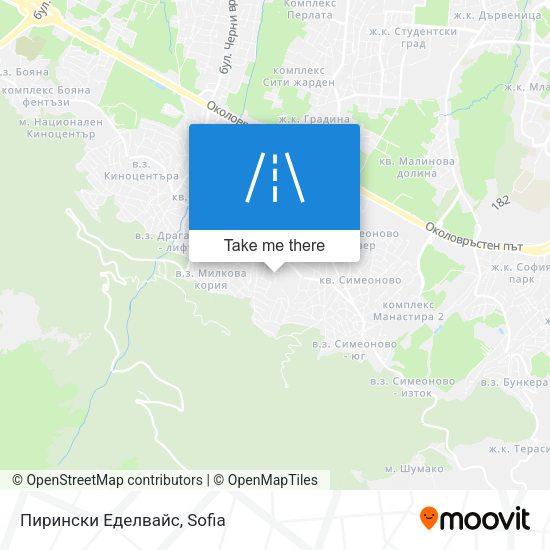 Пирински Еделвайс map
