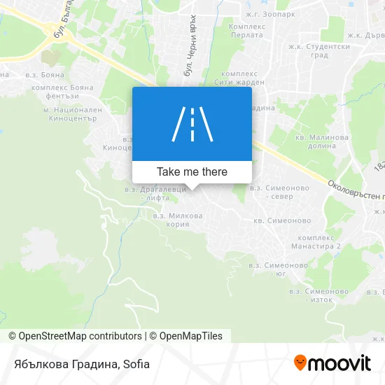 Карта Ябълкова Градина