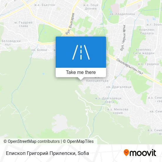 Карта Епископ Григорий Прилепски