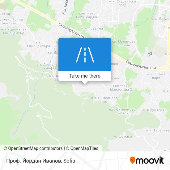 Проф. Йордан Иванов map