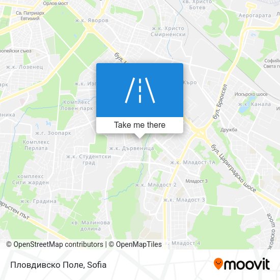 Пловдивско Поле map