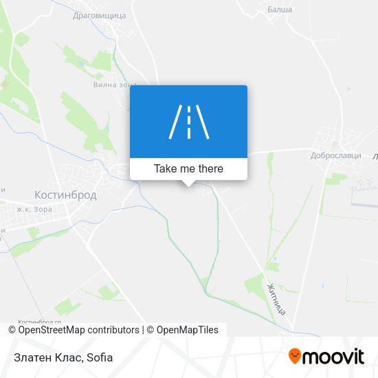 Златен Клас map