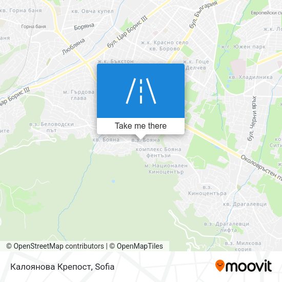 Калоянова Крепост map