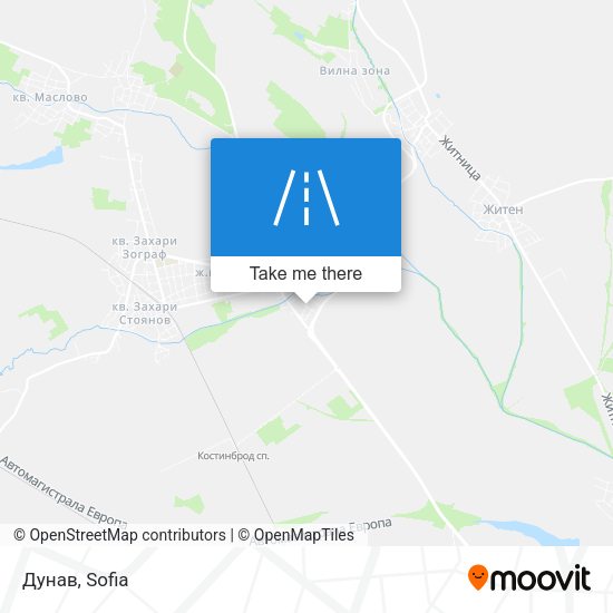 Карта Дунав