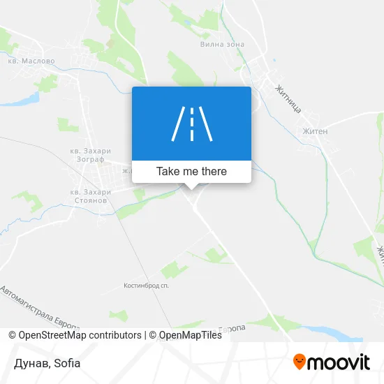 Карта Дунав