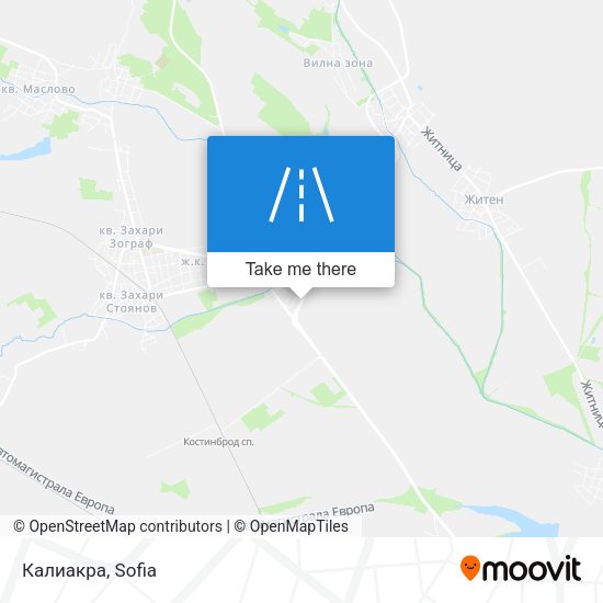 Калиакра map