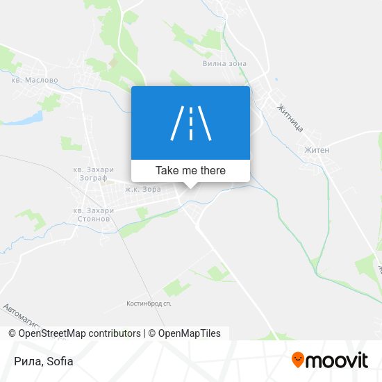 Рила map