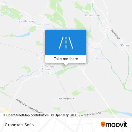 Карта Строител